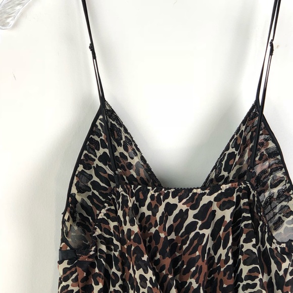 Betsey Johnson Intimates Leopard Print Chemise Med - Picture 4 of 7